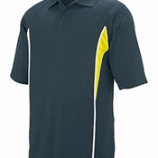 Adult Wicking Polyester Mesh Sport Shirt with Contrast Inserts