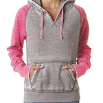 Ladies' Zen Contrast Pullover Hooded Sweatshirt