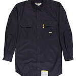 Men's Tall Flame-Resistant Button Down Work Shirt