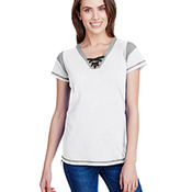 Ladies' Gameday Lace Up T-Shirt