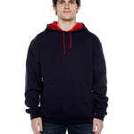 Unisex Contrast Hooded Sweatshirt