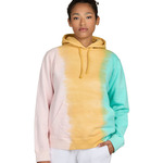 Unisex Made in USA Rainbow Tie-Dye Hooded Sweatshirt